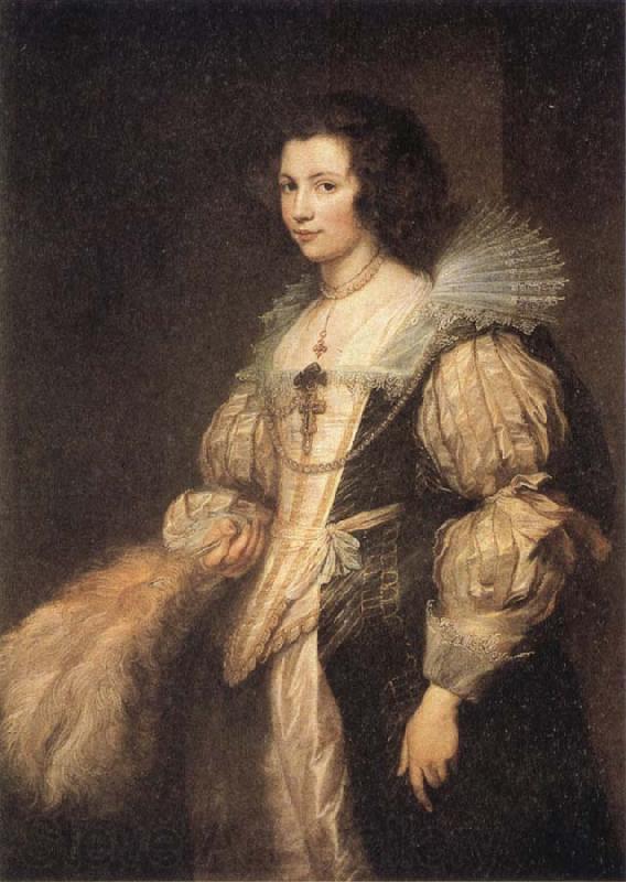 Anthony Van Dyck Portrait of Maria Louisa de Tassis Spain oil painting art